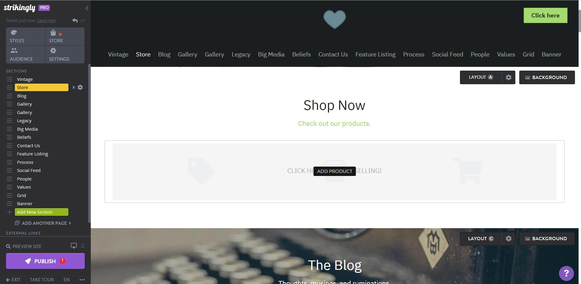 Strikingly Add Product Strikingly Add Product